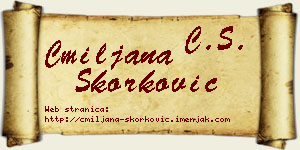 Cmiljana Skorković vizit kartica